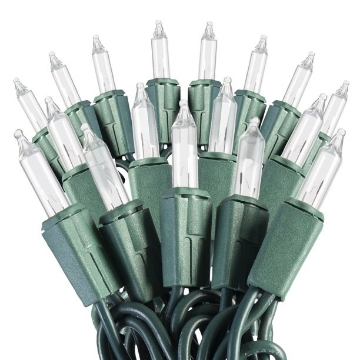 Arată detalii pentru Șir luminos, 100 LED-uri de 5mm, cablu verde, LED-uri alb cald la fiecare 10 cm Imagine Șir luminos, 100 LED-uri de 5mm, cablu verde, LED-uri alb cald la fiecare 10 cm
