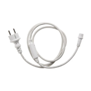 Imagine Ștecher alimentare cu cablu pentru ghirlande și instalații extensibile, alb, 1.5m, IP44, S-Out 30-191500