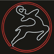 Imagine Ornament Cerb Luminat cu LED-uri Roșu/Alb Rece