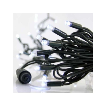 Arată detalii pentru Șir luminos 100 LED Alb 230V Interconectabil IP67 cu Cablu Verde 1.5M Imagine Șir luminos 100 LED Alb 230V Interconectabil IP67 cu Cablu Verde 1.5M