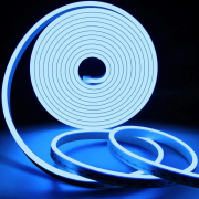 Imagine Furtun LED Neon Flex 220V, 8W/m, IP65, Albastru