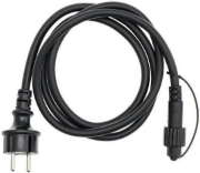 Imagine Cablu de alimentare din cauciuc cu fiș, set 5 bucăți, 1,5 m, verde