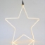 Imagine Stea neon LED 2 m, conexiune dublă, lumină alb cald, 54x58 cm, IP44