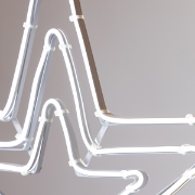 Imagine Stea triplă,  LED  neon 5 m, conexiune dublă, lumină albă, 60x60 cm, IP44