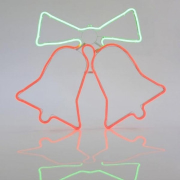 Arată detalii pentru Clopoței LED neon 3m, conexiune dublă, roșu, IP44, 59x47 cm Imagine Clopoței LED neon 3m, conexiune dublă, roșu, IP44, 59x47 cm