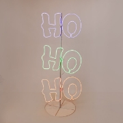 Imagine HO-HO-HO LED neon 8,4m, verde, roșu și albastru, IP44, 120x50cm