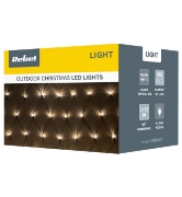 Imagine Instalație iluminat festiv exterior plasă 160 LED alb cald IP44 2x1.5m