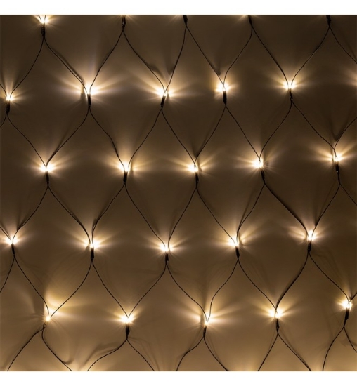 Imagine Instalație iluminat festiv exterior plasă 160 LED alb cald IP44 2x1.5m
