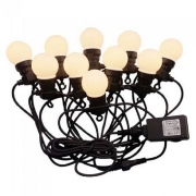 Imagine Șir iluminat festiv 10m IP44 cu 20 becuri LED alb cald