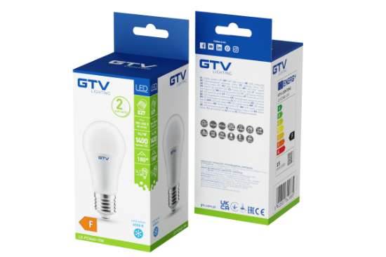 Imagine Bec LED A60 15W 1320 LM AC220-240V 6400K Lumină Rece