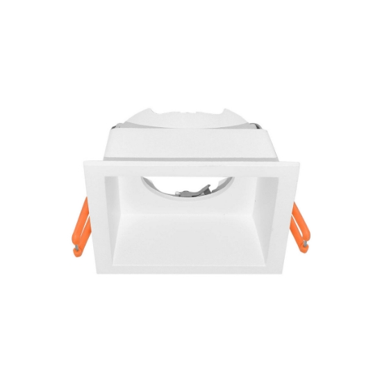 Imagine Carcasă albă pătrată pentru GU10/GU5.3 Tetra-CF