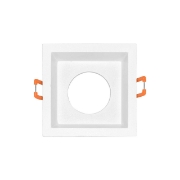 Imagine Carcasă albă pătrată pentru GU10/GU5.3 Tetra-CF