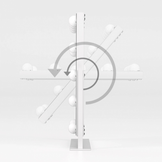 Imagine Oglindă LED Makeup 30x40 Dimabilă CCT cu Întrerupător Touch DY3041-12 11W