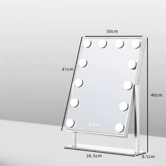 Imagine Oglindă LED Makeup 30x40 Dimabilă CCT cu Întrerupător Touch DY3041-12 11W