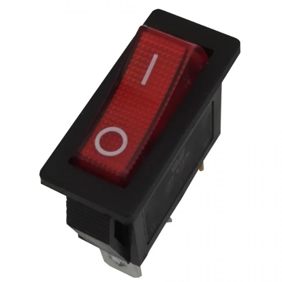 Imagine Intrerupător cu LED roșu 02-545