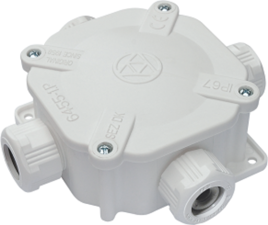 Imagine Doză de ramificație PT (+) IP67 cu 4 presetupe Ø16mm 39-089