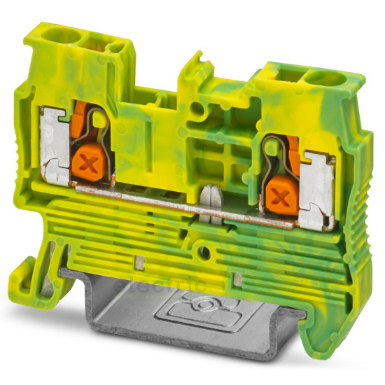 Imagine Clemă de împământare pe șină DIN 2,5 mm² verde-galben