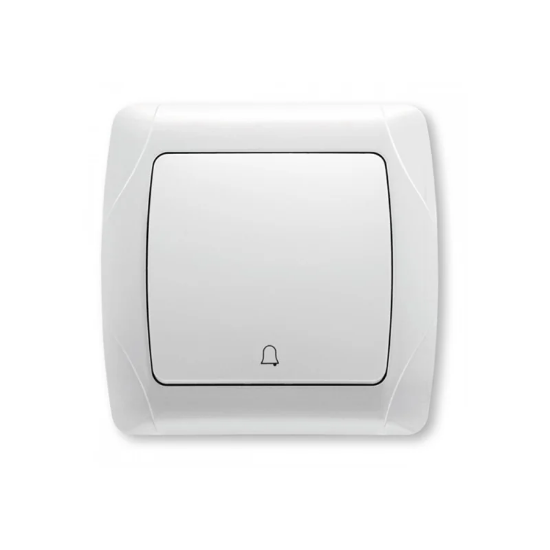 Imagine Buton sonerie alb, 10A, Carmen