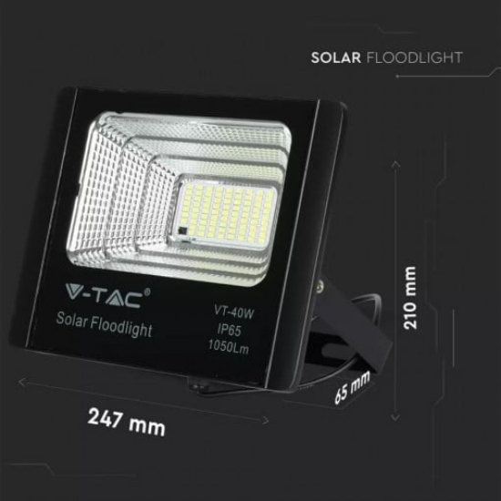 Imagine Reflector LED 16W 6000K cu încărcare solară