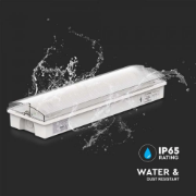 Imagine Corp de iluminat liniar LED 20W cu kit de urgență 3H, 4000K, 2500lm, IP65