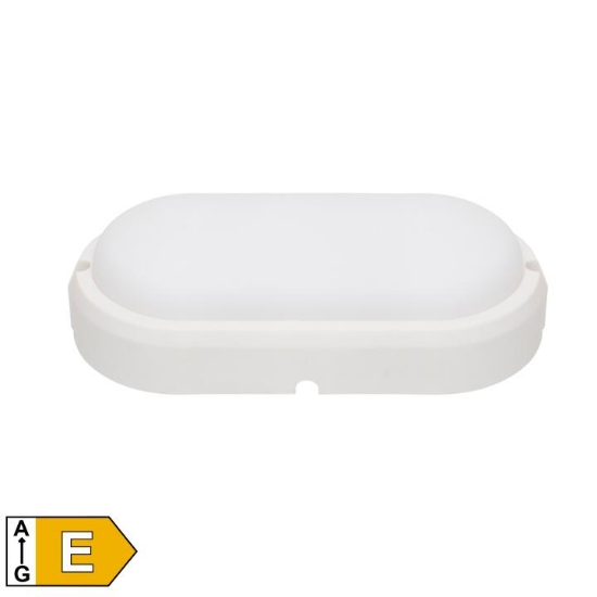 Imagine Aplica/plafonieră LED ovală 18W 4000K alb