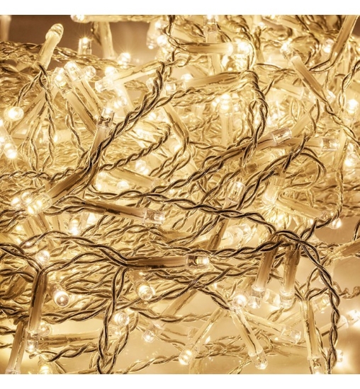 Imagine Perdea 330 LED-URI IP44 Alb Cablu 5M REBEL 