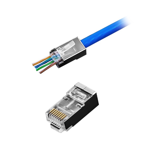 Imagine Mufă RJ45 8P8C Cat5e ecranată