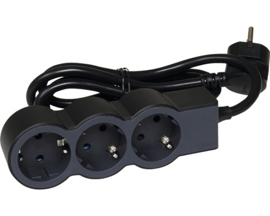 Imagine Prelungitor Legrand 3 prize, 3m, negru