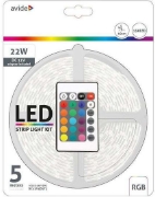 Imagine Bandă LED 12V 22W SMD5050 30LED Adresabilă IC RGB IP65 5m cu Telecomandă