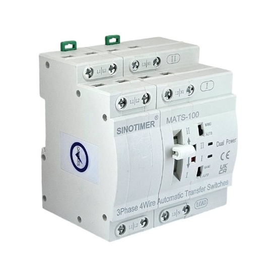 Imagine Comutator de transfer automat ATS Sinotimer, AC, 4 Poli Trifazic, 63A