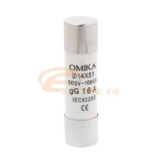 Imagine Siguranță cilindrică industrială 14x51mm 16A 88-116