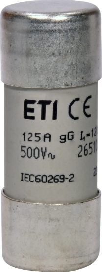 Imagine Siguranță fuzibilă cilindrică 22x58mm 125A