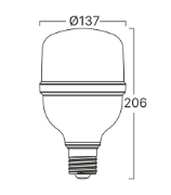 Imagine Bec LED 50W T140 6500K 5500LM E27
