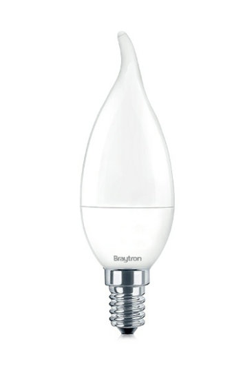 Imagine Bec LED 5W C37 PLS 6500K E14 380LM Lumânare