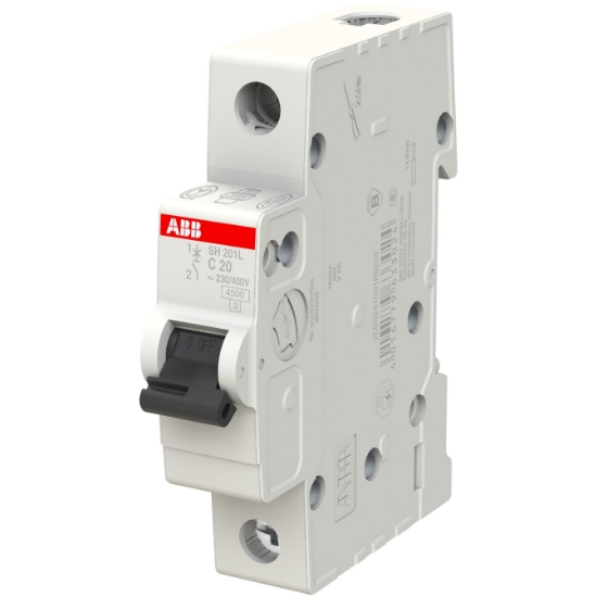 Imagine Întrerupător automat monopolar ABB 20A 4,5kA