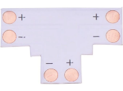 Imagine Conector 'T' NOU pentru bandă LED monocoloră de 10mm