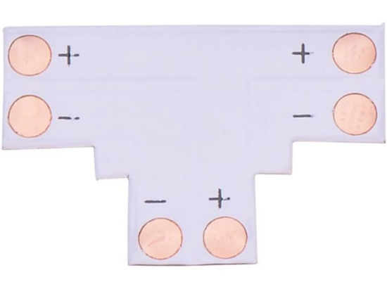 Imagine Conector 'T' NOU pentru bandă LED monocoloră de 10mm