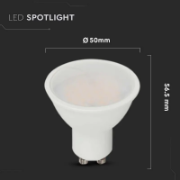 Imagine Bec Spot LED GU10 10W 4000K Alb Neutru, Cip Samsung