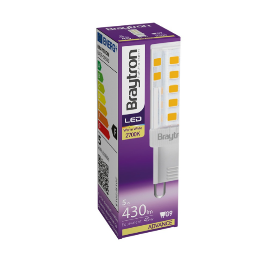 Imagine Bec LED 5W SMD 3000K G9 420LM 360HR 230V