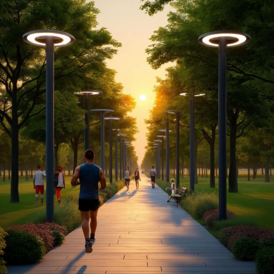 Imagine Corp de iluminat stradal și de parc ORLANDO, LED, 100W, 10000lm, 4000K, AC180-250V, IP65