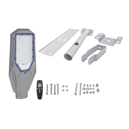 Imagine Corp Stradal 200W cu Panou Solar Monocristalin Detasabil si Telecomanda 6500K