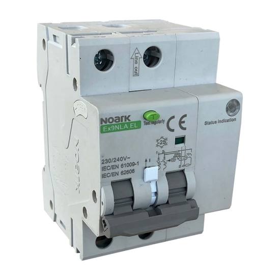 Imagine AFDD EX9NLA EL 2P C6A 30MA RCBO CU DETECTIE A ARCULUI ELECTRIC 3 MODULE 113636