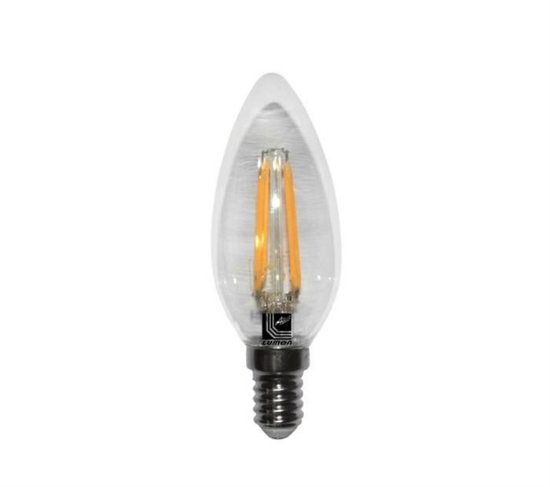 Imagine Bec LED COG Lumanare Clar E14 4W 230V Lumina Calda