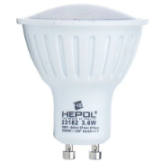 Imagine Bec LED HEPOL ECOLINE, forma spot, GU10, 3.6W, 30000 ore, lumină caldă