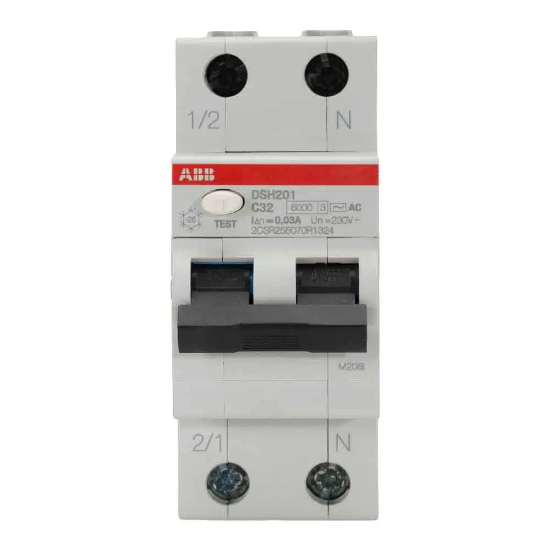 Imagine Întrerupător automat diferențial 1P+N 10A 0.03A ABB 2CSR255070R1105