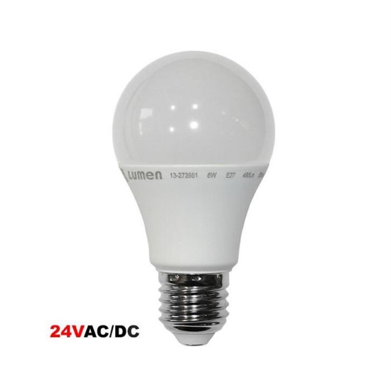 Imagine Bec LED para E27 12W lumină albă 12/24V AC/DC