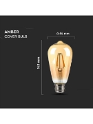 Imagine Bec LED ST64 E27 4W cu filament 2200K model Edison