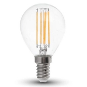 Imagine Bec LED V-TAC P45 E14 6W Lumină Caldă