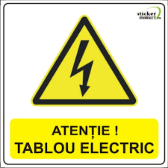 Imagine Sticker Tablou Electric 14x19cm