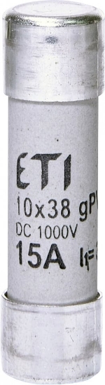 Imagine Siguranță fuzibilă cilindrică CH10x38 gPV 15A/1000V DC